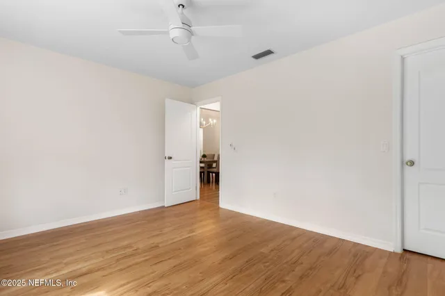 wooden floor in an empty room