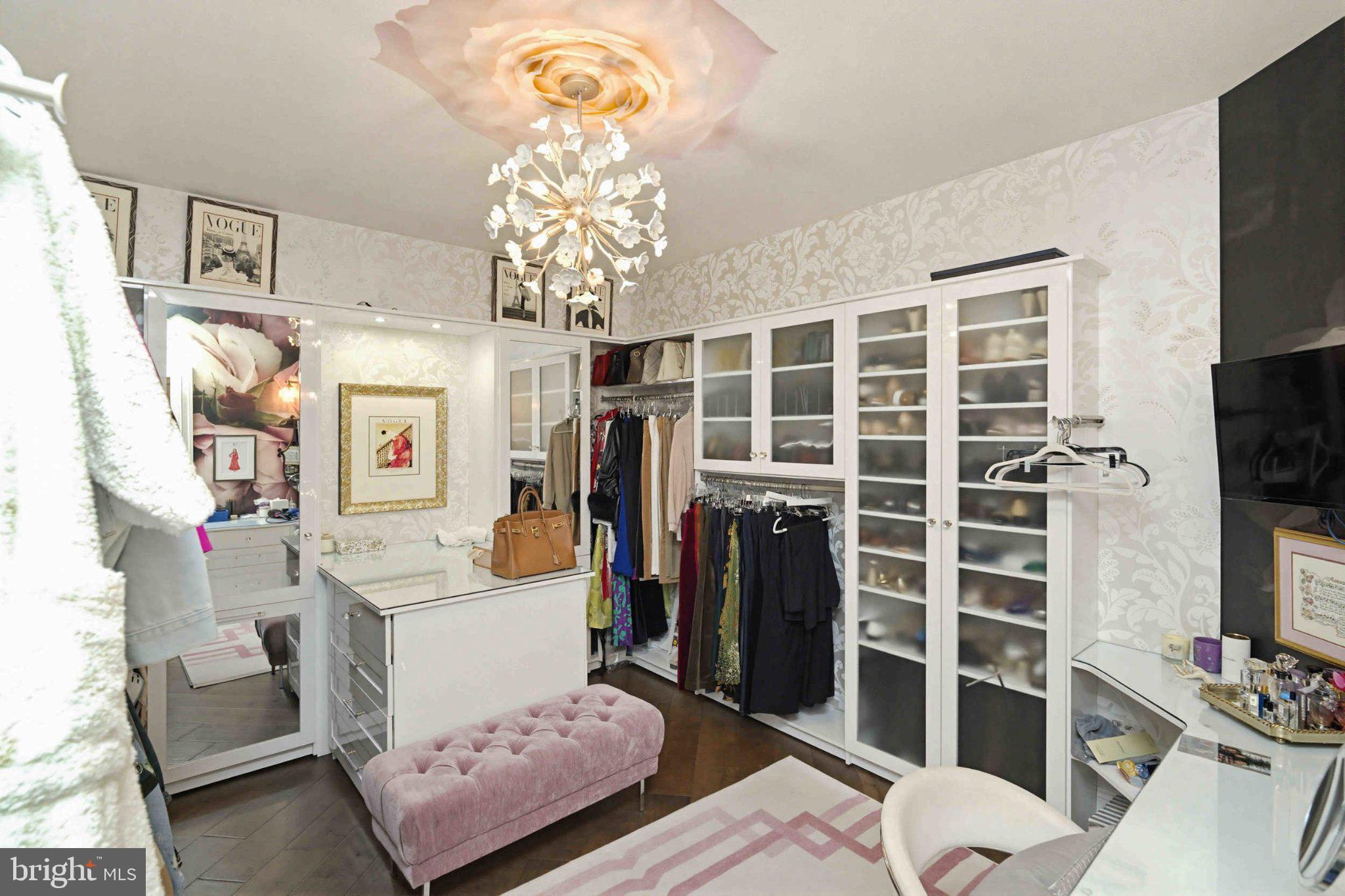 2244 Deer Path Road Huntingdon Valley, PA 19006 - Photo 18 of 95 Chic closet with elegant lighting.