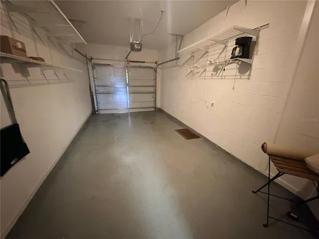 a view of storage and utility room