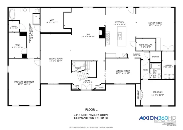 $875,000 | 7343 Deep Valley Drive, Germantown, TN 38138