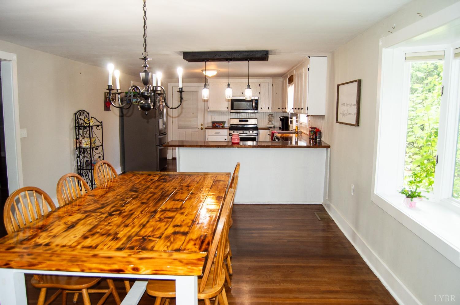 4740 Payneton Road Chatham, VA 24531 - Photo 23 of 49 a very nice looking dining room with a large window
