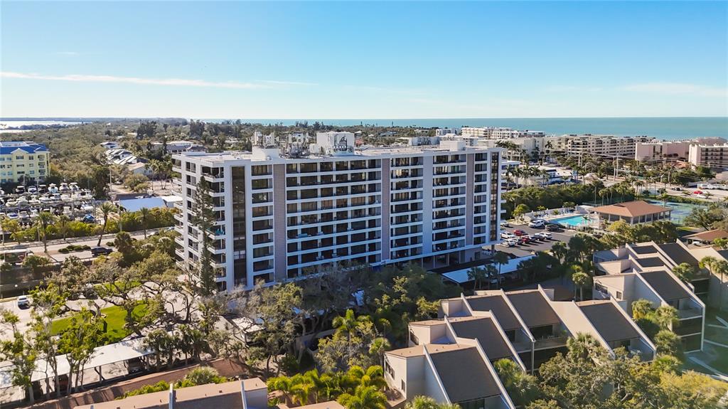 6415 Midnight Pass Road, Unit 705 Sarasota, FL 34242 - Photo 42 of 44 an aerial view of a building