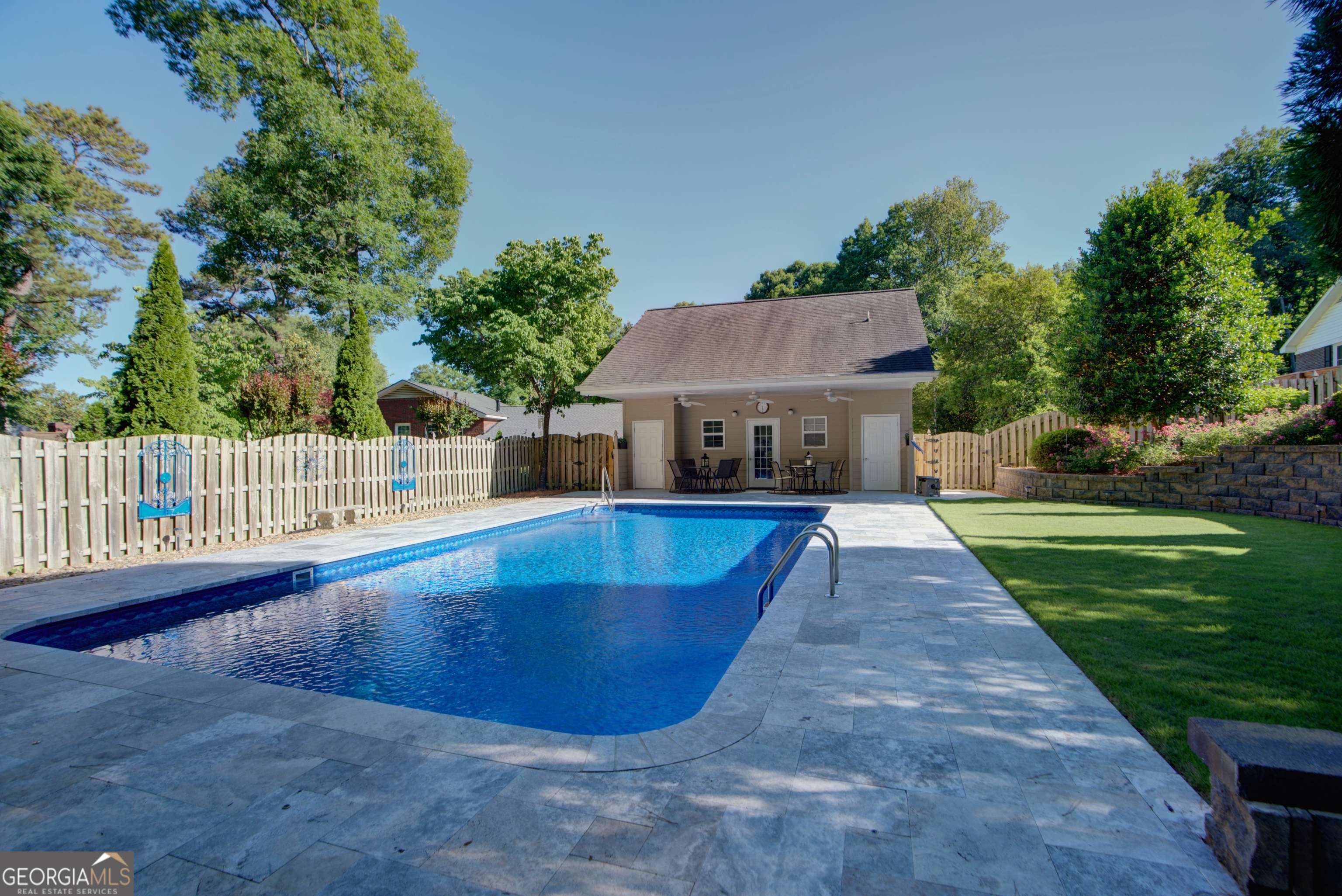 204 Green View Road Southwest Rome, GA 30165 - Photo 9 of 62 a view of house with swimming pool and yard