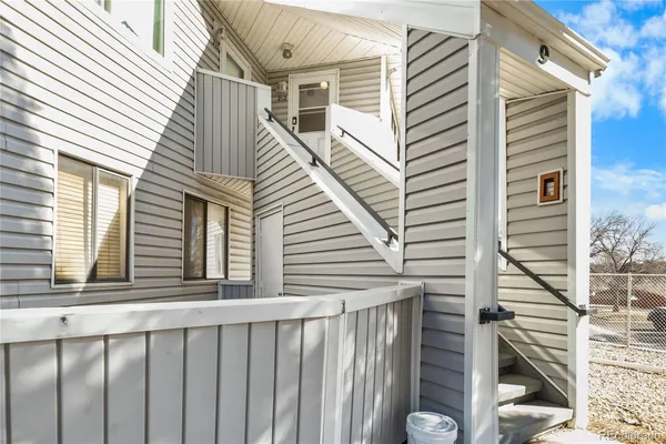 a view of a house with a balcony