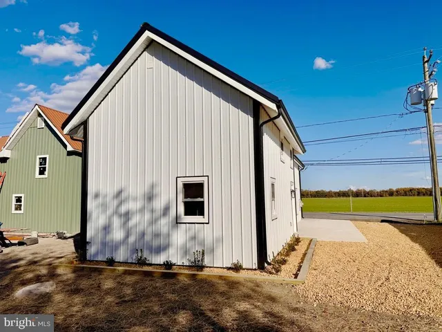 a backyard of a house
