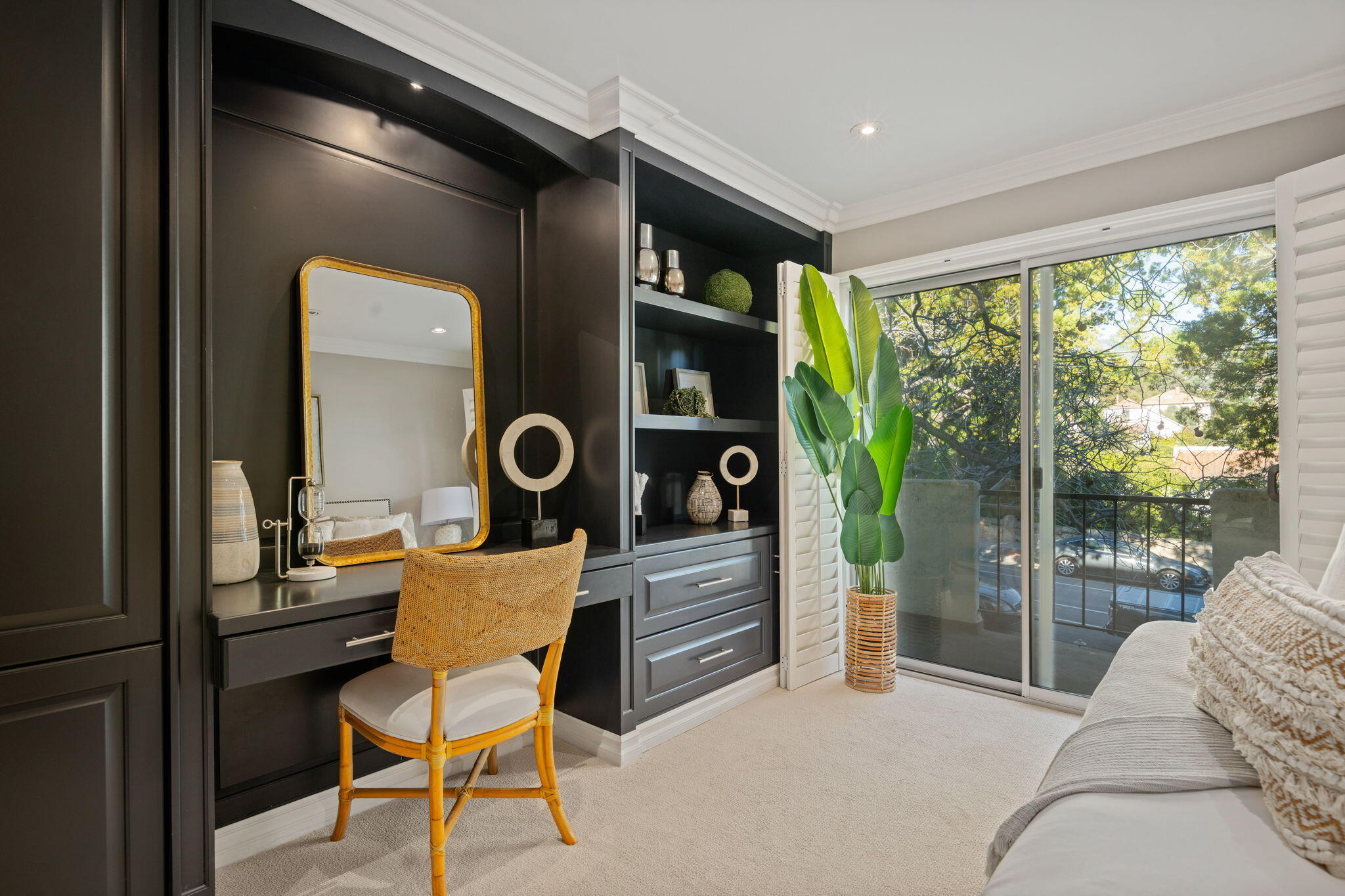1701 Anacapa Street, Unit 9 Santa Barbara, CA 93101 - Photo 19 of 28 a living room with furniture and a large window