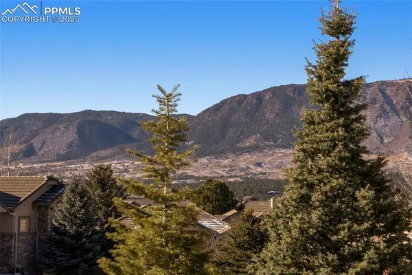 a view of balcony with furniture