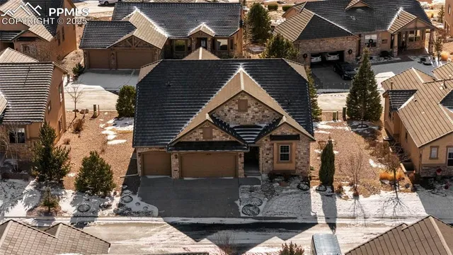 a view of city with mountain