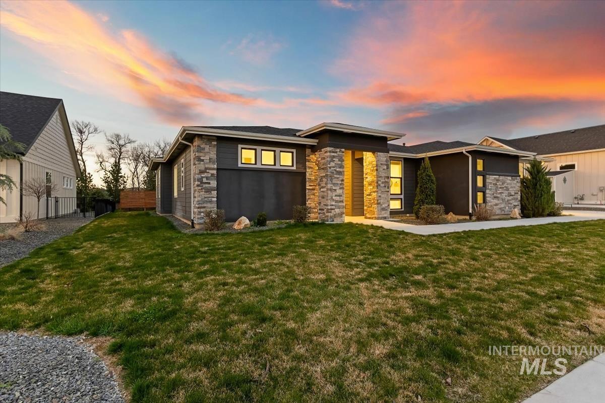 3882 West Haverhill Street Eagle, ID 83616 - Photo 3 of 41 Prairie-style house featuring stone siding
