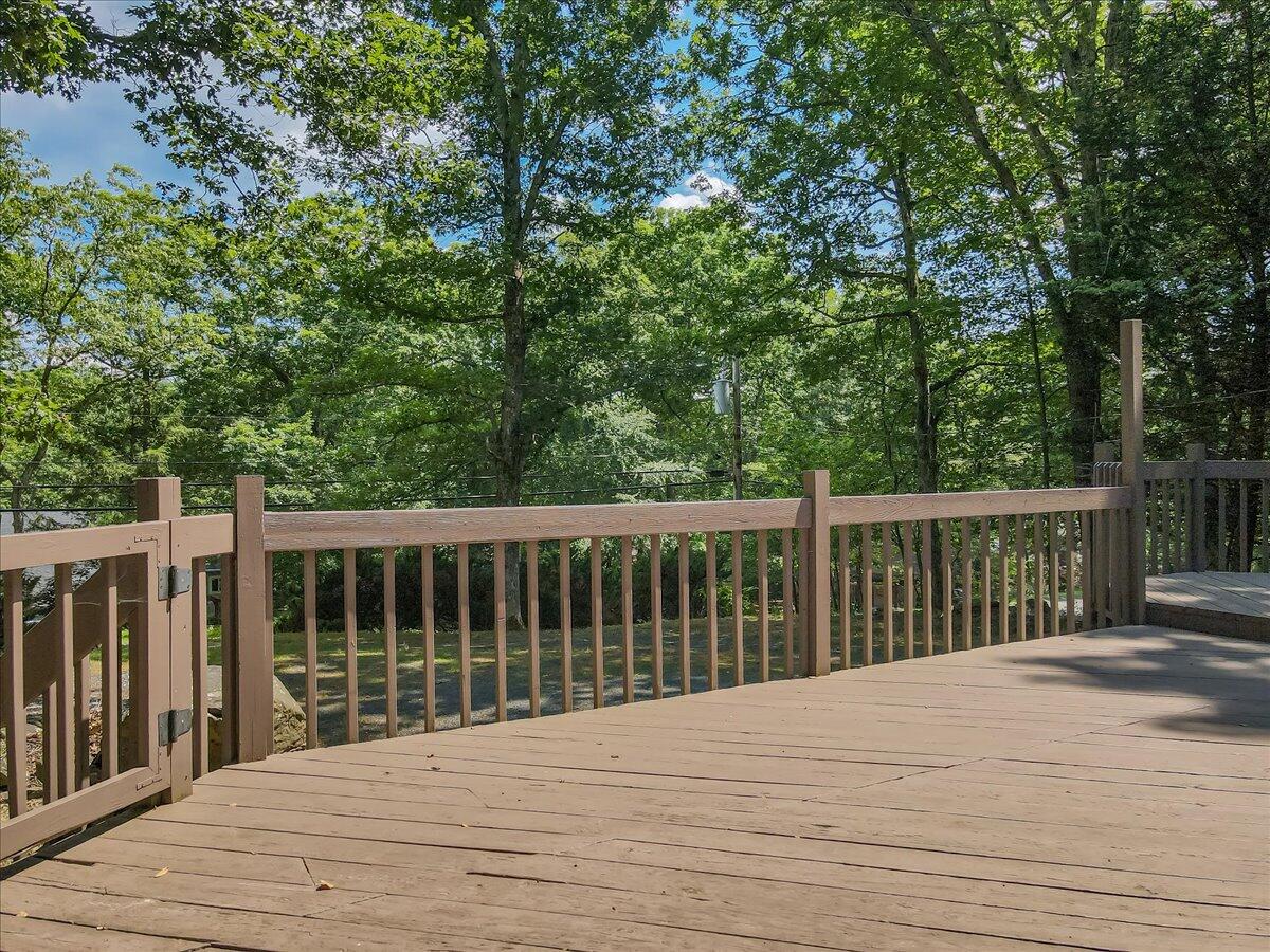 5913 Decker Road Bushkill, PA 18324 - Photo 42 of 53 a view of wooden deck and a yard