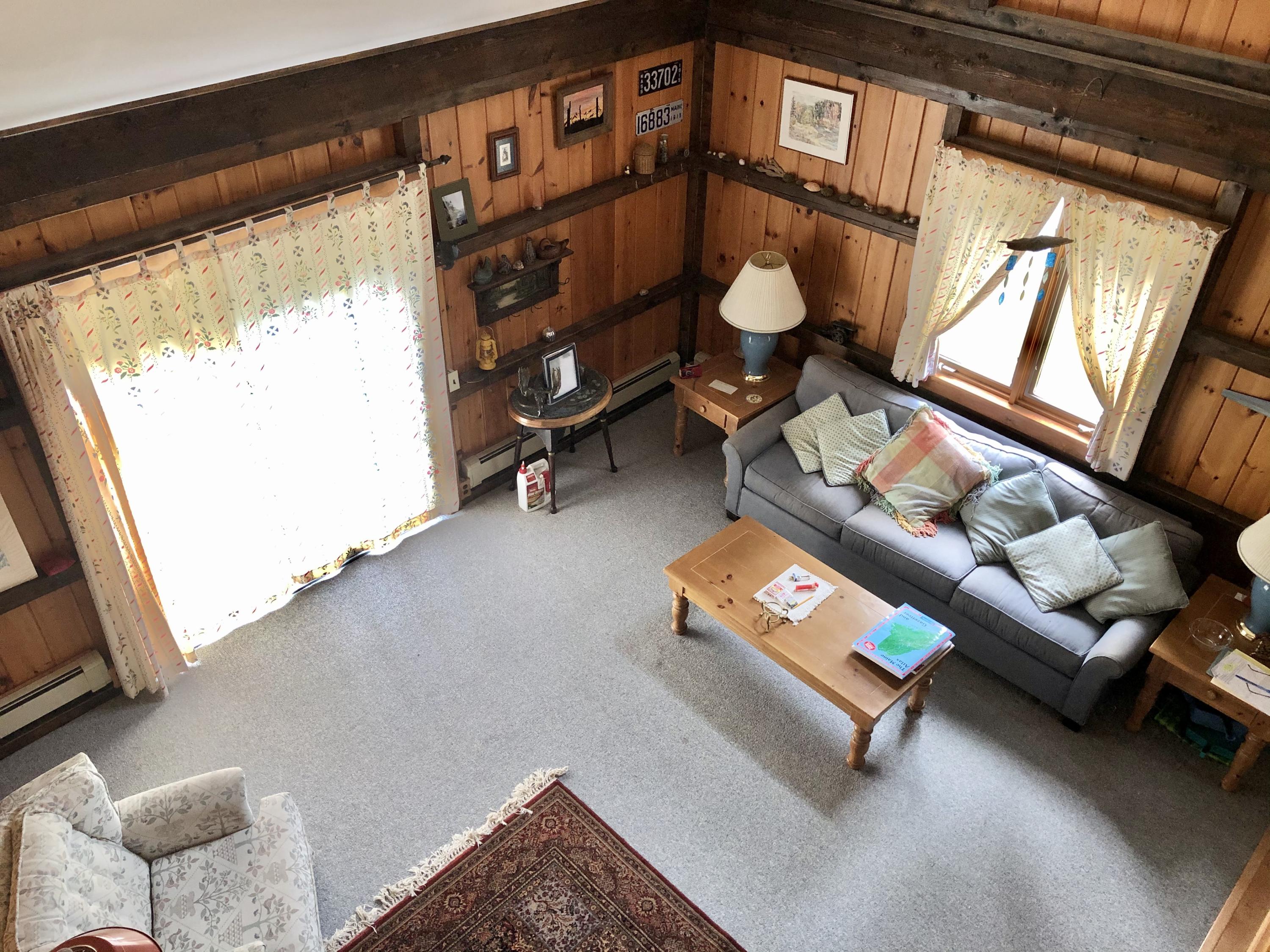 4 Lyford Road Bernard, ME 04612 - Photo 9 of 49 Looking down at living room
