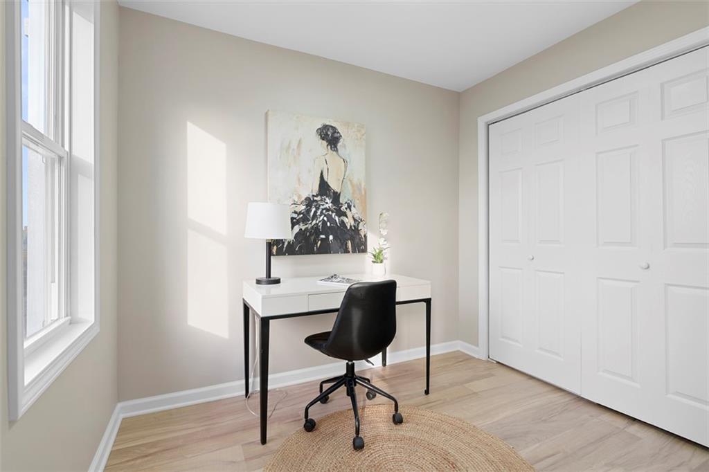 411 Kambach Street Pittsburgh, PA 15211 - Photo 24 of 47 Spacious Master Bedroom features high ceilings, excellent natural light, bonus sitting room/office, LPV flooring, and large closet!