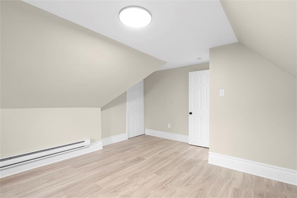 411 Kambach Street Pittsburgh, PA 15211 - Photo 33 of 47 Spacious 3rd fl flex room features high ceilings, excellent natural light, LPV flooring, and large closet! Perfect for office, entertainment den, home gym or 4th bedroom/guest room!