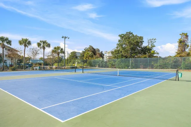 a view of a swimming pool and outdoor space
