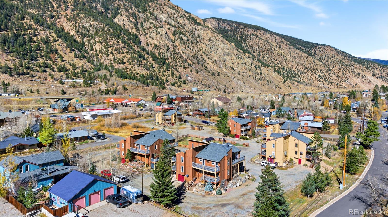 1463 Main Street Georgetown, CO 80444 - Photo 35 of 47 an aerial view of a city