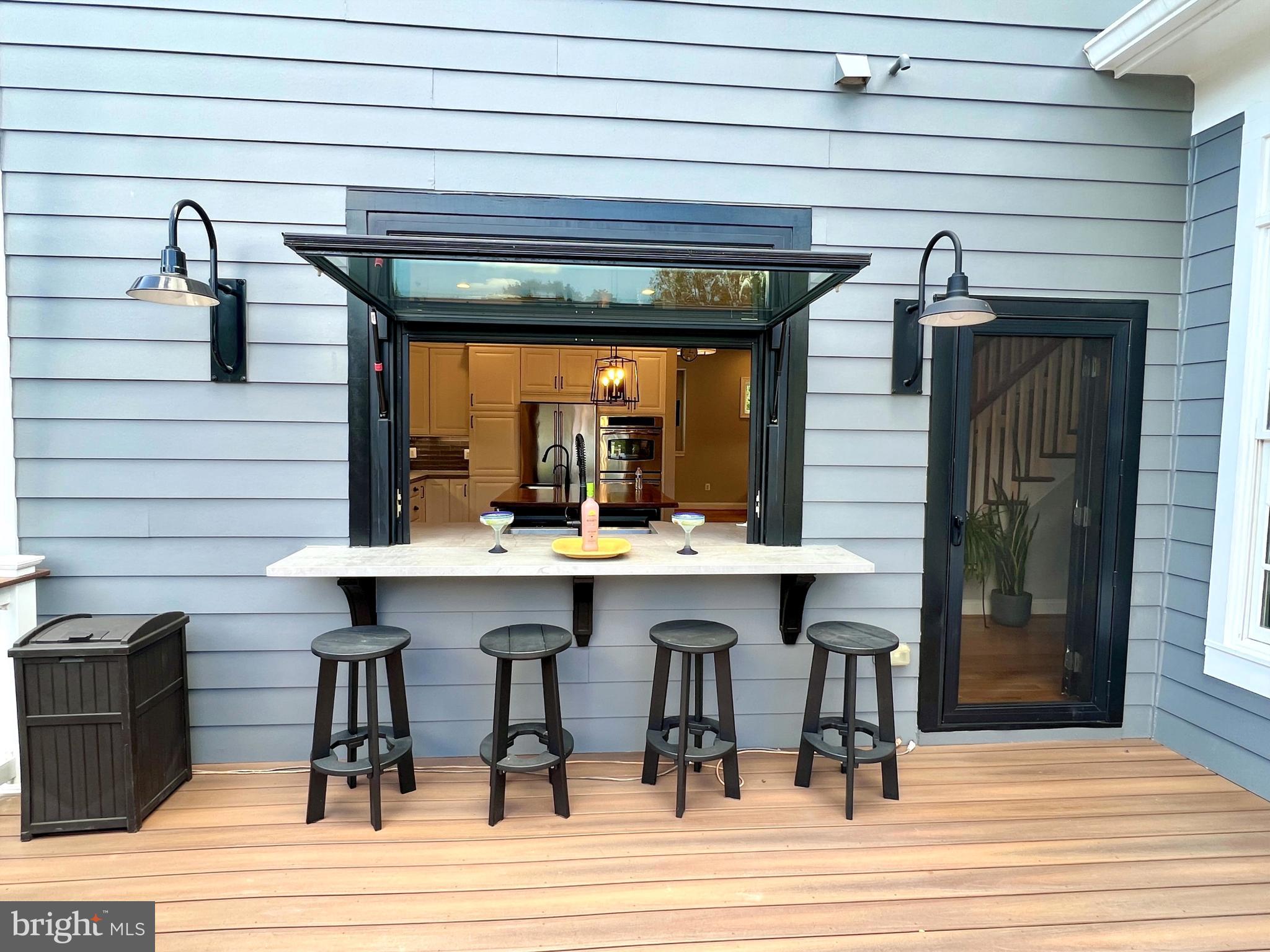 20872 Eckbo Drive Leesburg, VA 20175 - Photo 71 of 96 Custom concrete bar top and flip out window