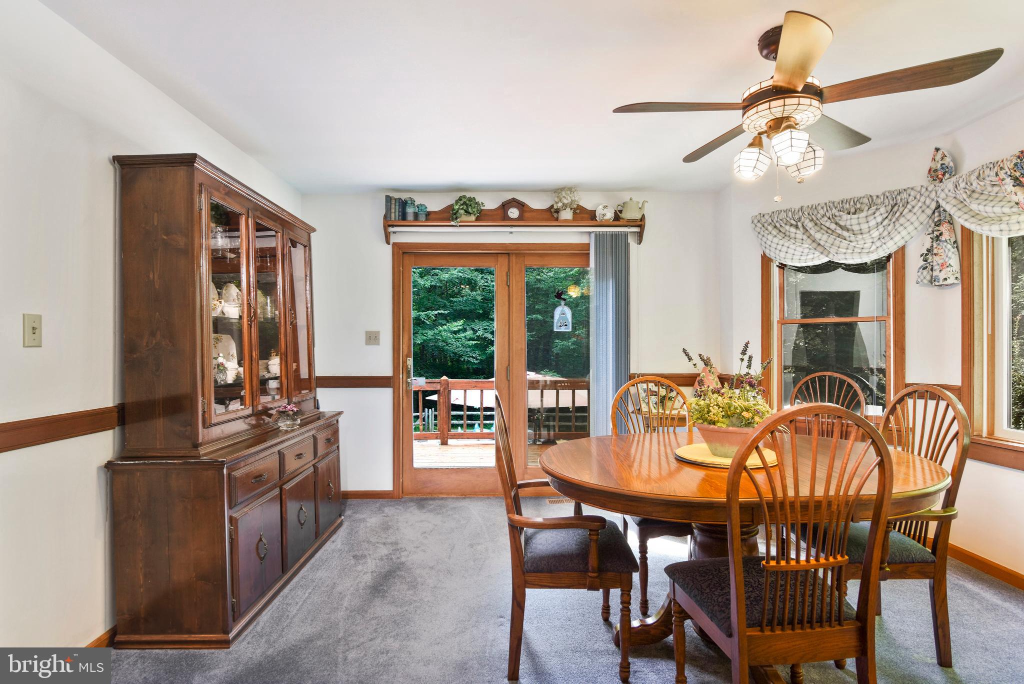 369 Hutton Road Elkton, MD 21921 - Photo 23 of 42 Dining Room with doors to rear deck