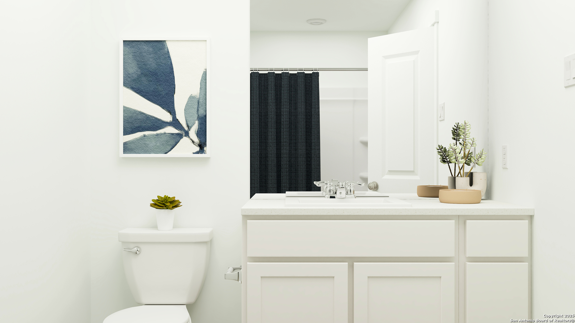 141 Pastar Falls Seguin, TX 78155 - Photo 27 of 27 a bathroom with a sink and a toilet