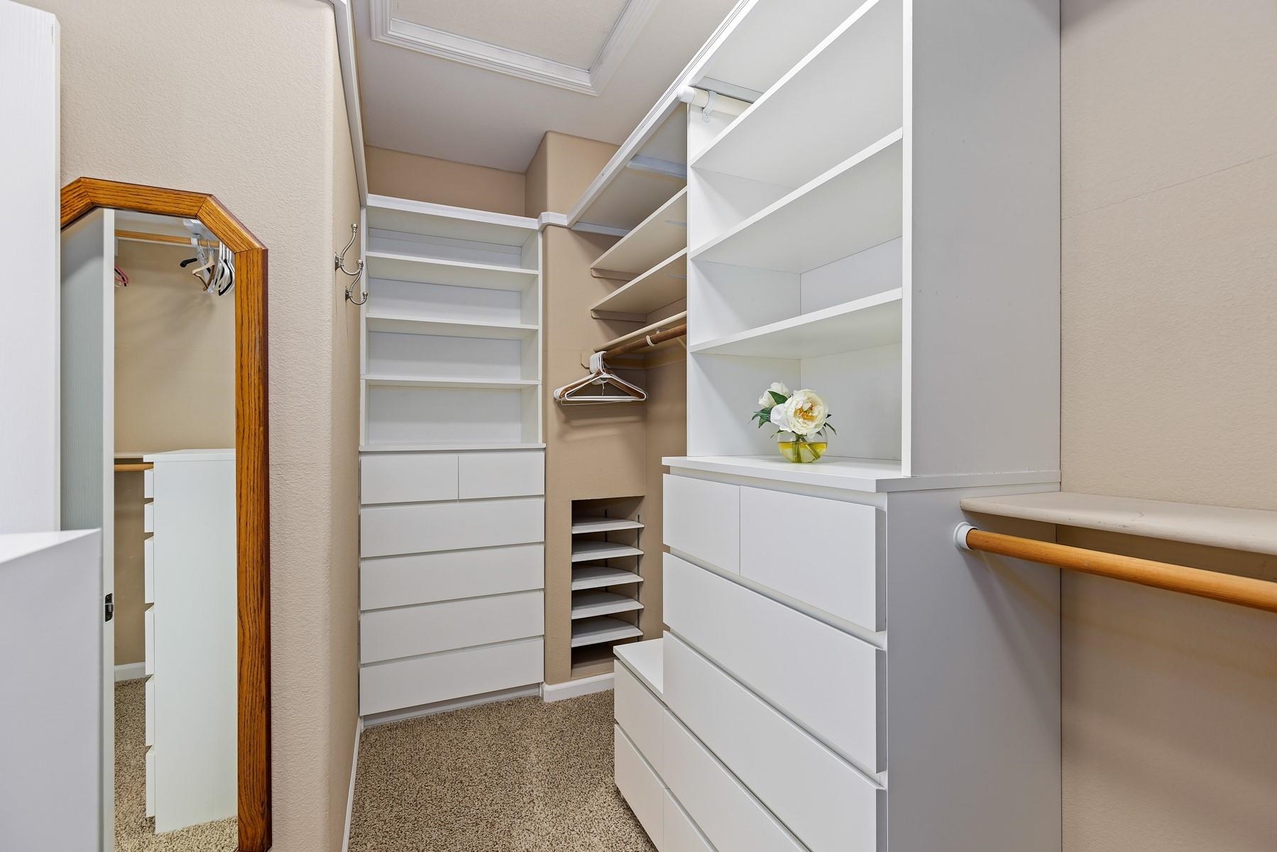 9901 Pyramid Way Discovery Bay, CA 94505 - Photo 29 of 53 a view of walk in closet with empty racks