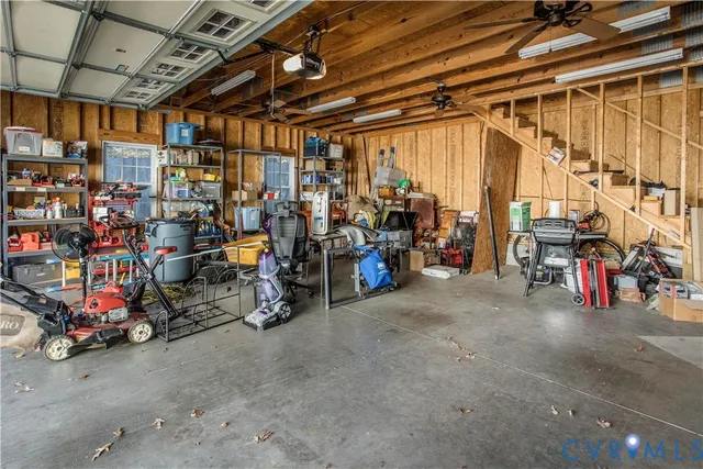 a view of a storage room with a lot of stuff