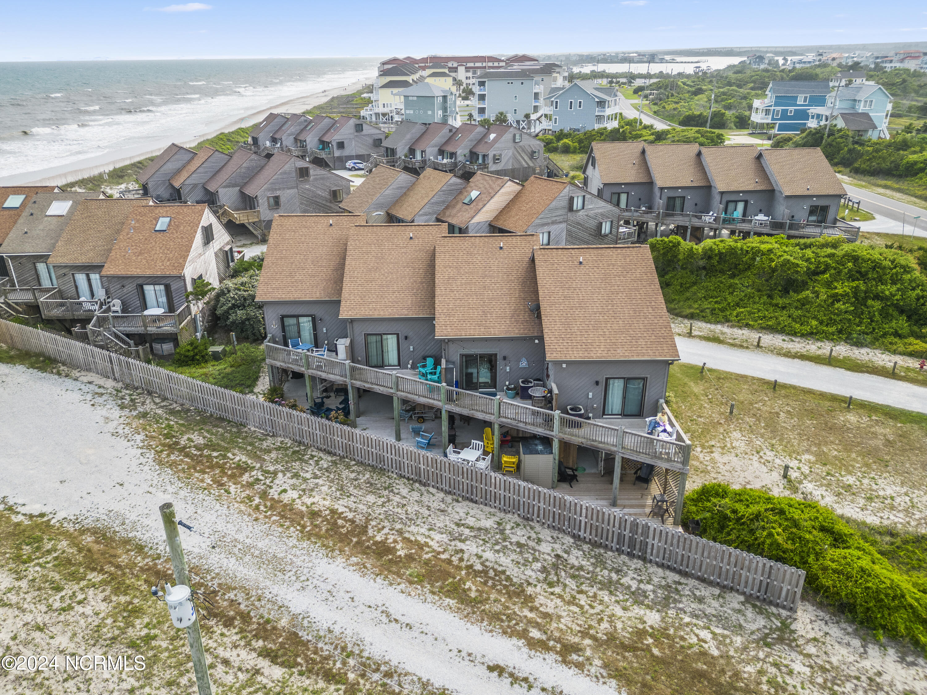 892 New River Inlet Road, Unit 9 North Topsail Beach, NC 28460 - Photo 43 of 74 Drone Aerial