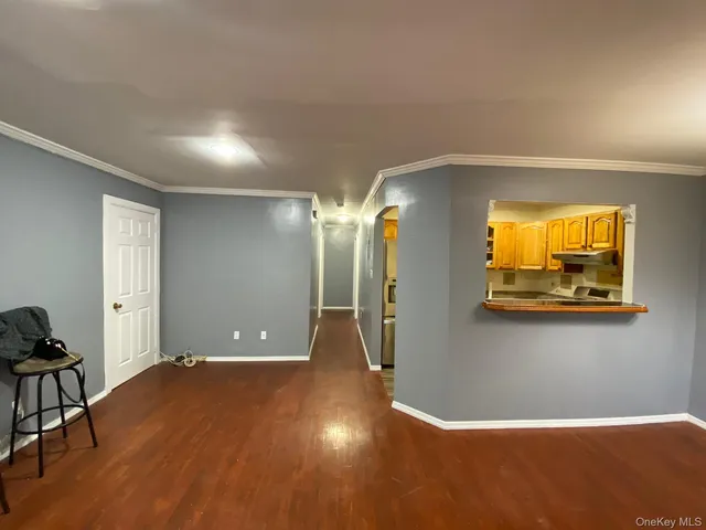 a view of livingroom with furniture and wooden floor