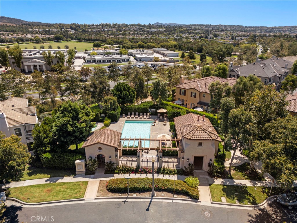 30 Baudin Circle Ladera Ranch, CA 92694 - Photo 65 of 75 an aerial view of a house with a swimming pool
