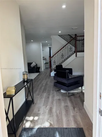 a view of entryway and hall