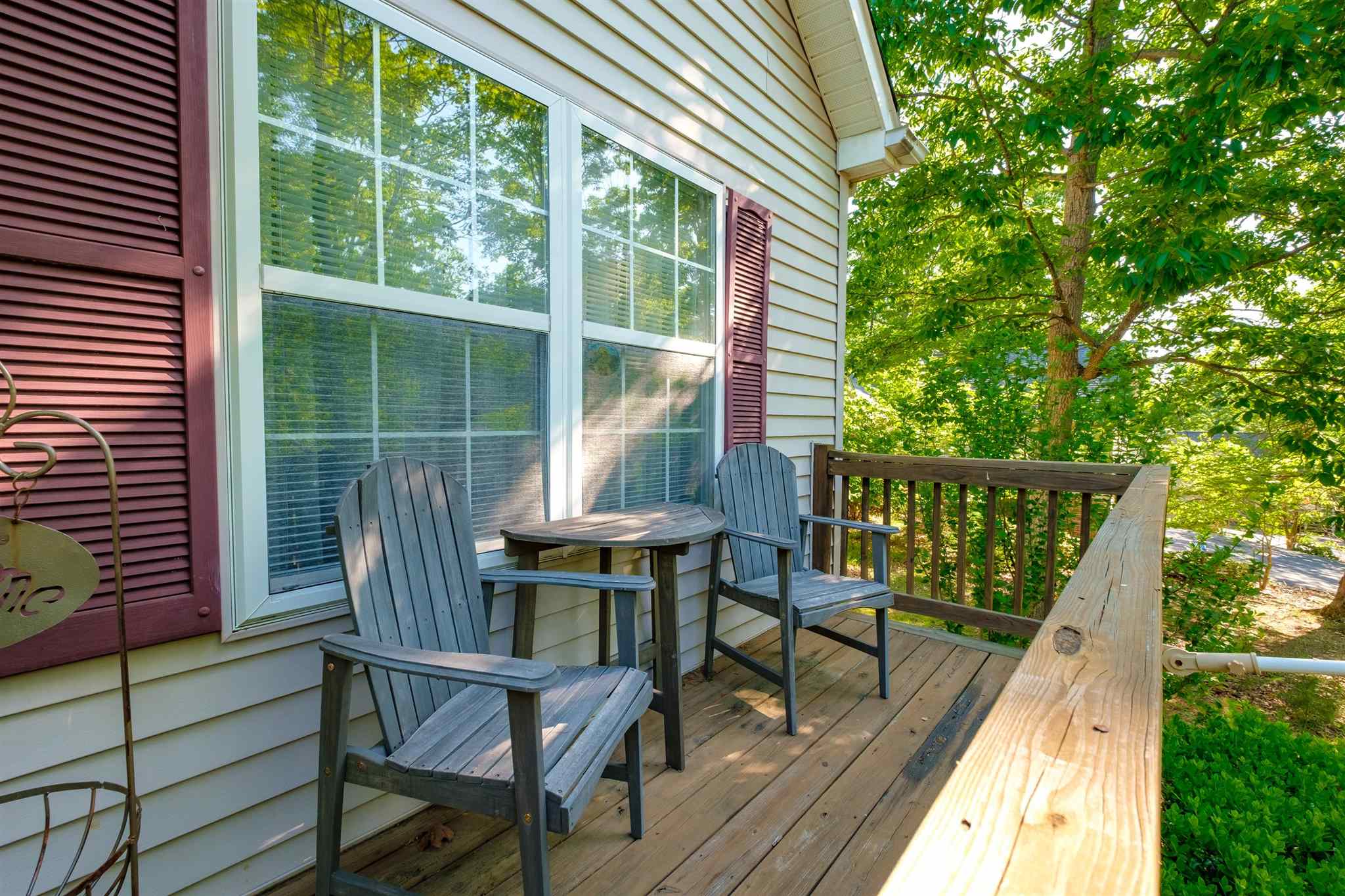 20 Brougham Road Palmyra, VA 22963 - Photo 25 of 44 a view of a two chairs in the balcony