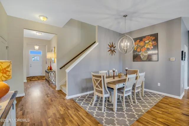 a living room with a fireplace