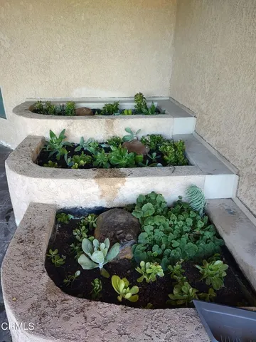 a view of dining room with wooden floor
