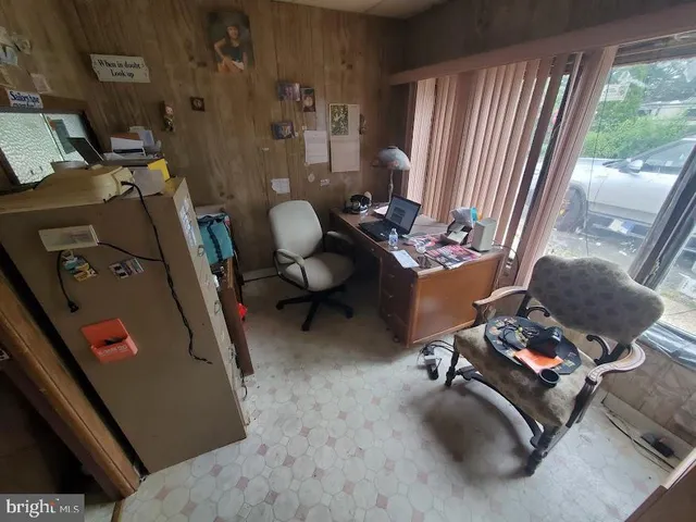 a room with gym equipment