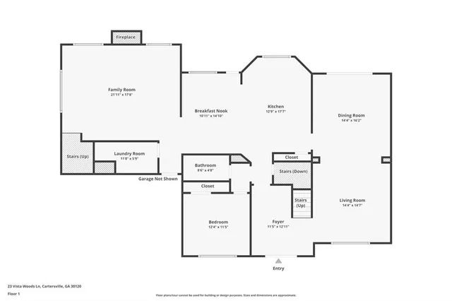 $1,225,000 | 23 Vista Woods, Cartersville, GA 30120