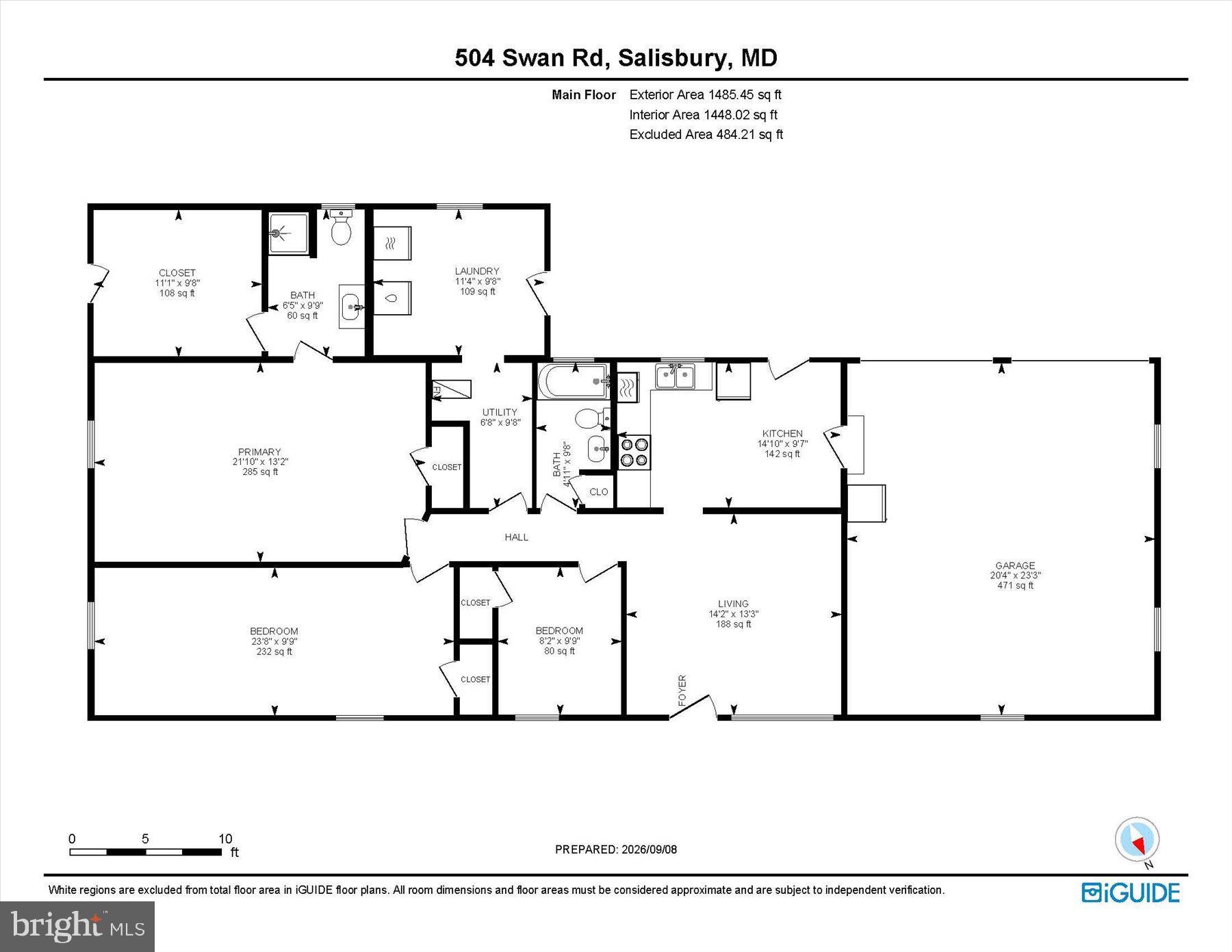 504 Swan Road Salisbury, MD 21801 - Photo 46 of 46 Floor Plan