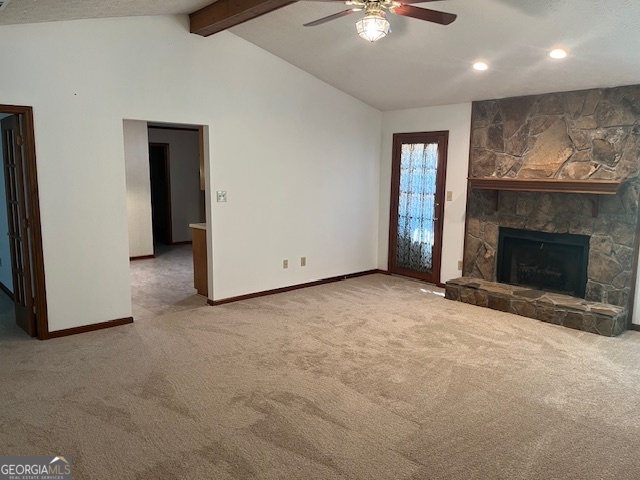 155 Hilo Road Fayetteville, GA 30215 - Photo 9 of 15 an empty room with windows and fireplace
