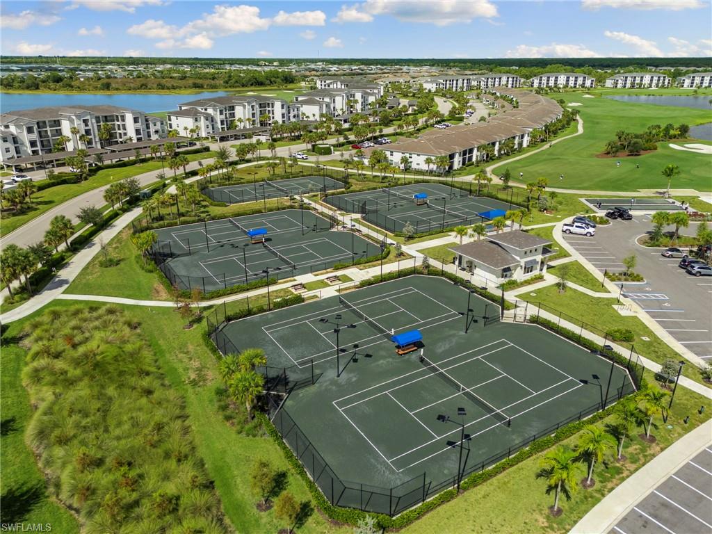 43993 Boardwalk Loop, Unit 1914 Punta Gorda, FL 33982 - Photo 32 of 36 Aerial view of a nearby body of water and a local golf course