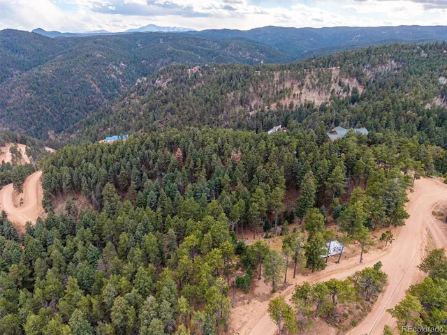 a view of city and mountain