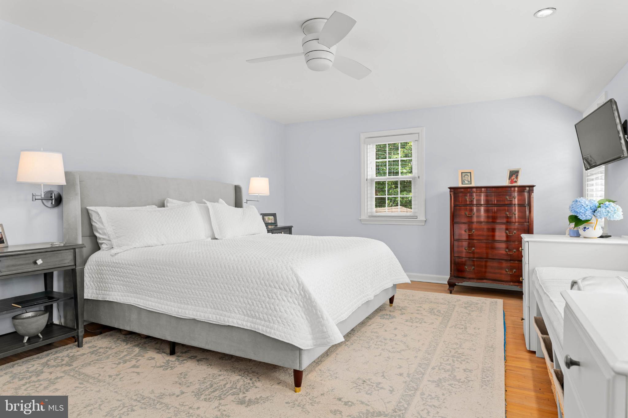 529 Covington Road Havertown, PA 19083 - Photo 17 of 34 a bedroom with a bed dresser and a window