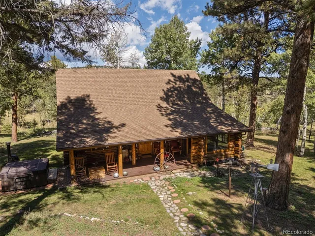 a view of a city with mountain