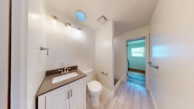 a view of a walk in closet