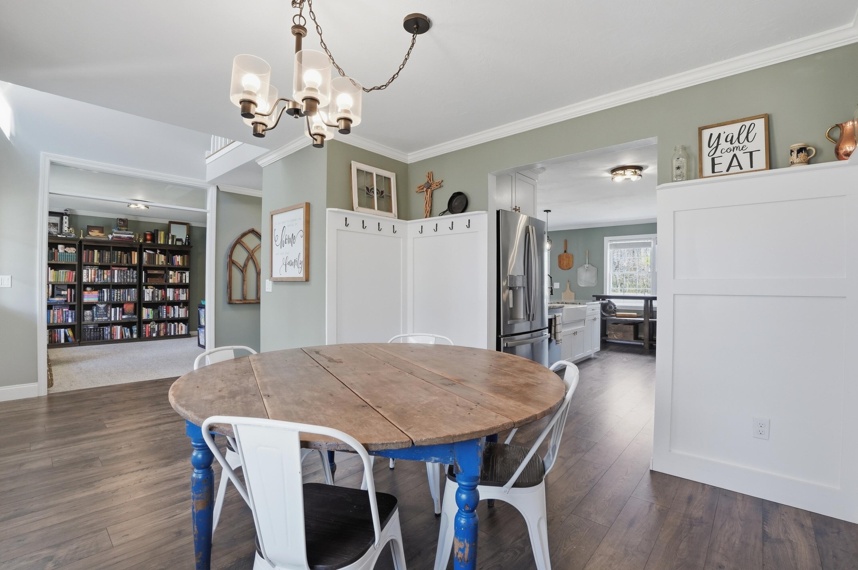 3 Dover Lane Buzzards Bay, MA 02532 - Photo 14 of 51 a view of a dining room with furniture and wooden floor