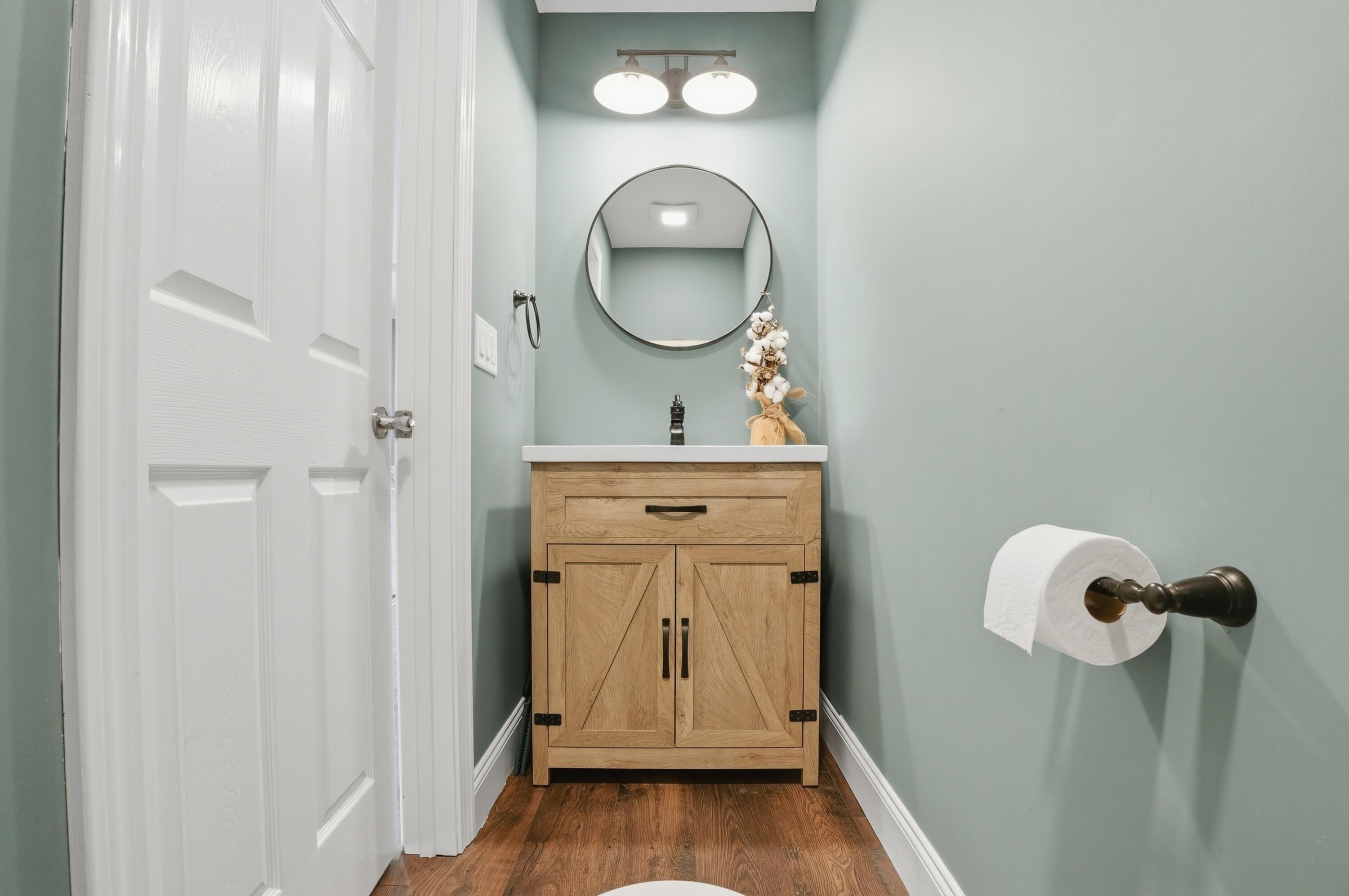 3 Dover Lane Buzzards Bay, MA 02532 - Photo 17 of 51 a bathroom with a sink and a mirror
