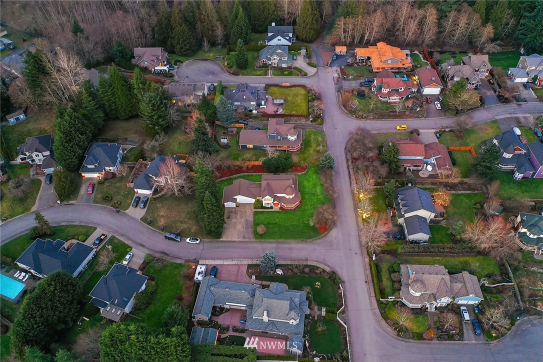 14010 282nd Lane Northeast Duvall, WA 98019 - Photo 28 of 31 an aerial view of houses and yard