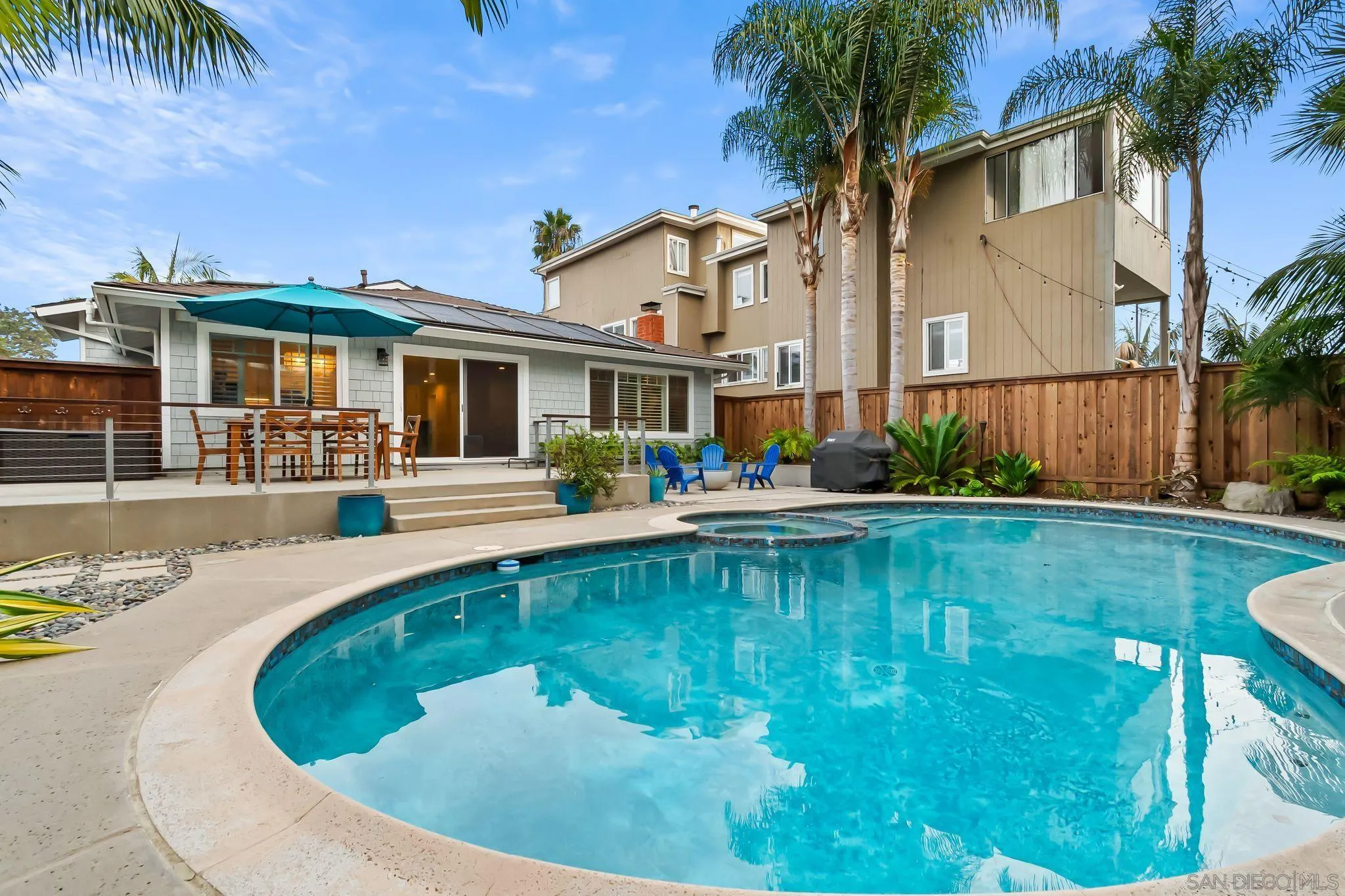 13814 Recuerdo Drive Del Mar, CA 92014 - Photo 26 of 31 a swimming pool with outdoor seating yard and barbeque oven