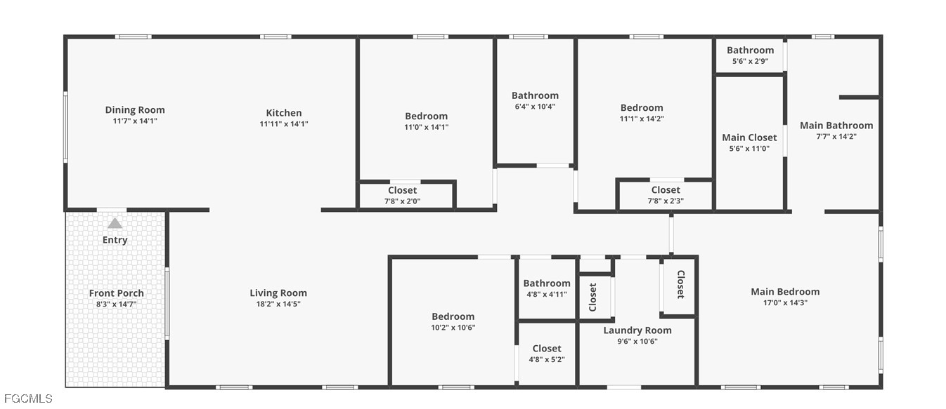 12315 Tangier Street North Port, FL 34287 - Photo 16 of 16 a picture of a bathroom with a picture of a refrigerator