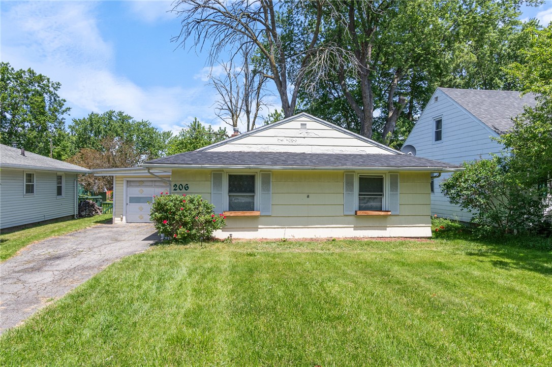 The front view - 206 English Rd