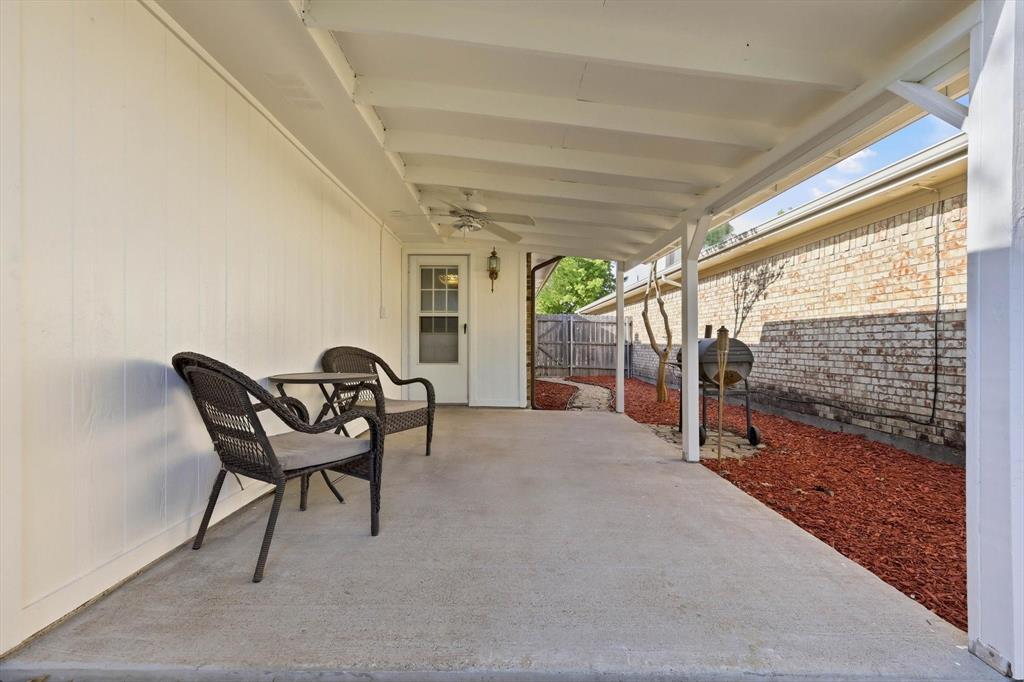 1312 Hackamore Street Mesquite, TX 75149 - Photo 20 of 23 View of patio with a ceiling fan