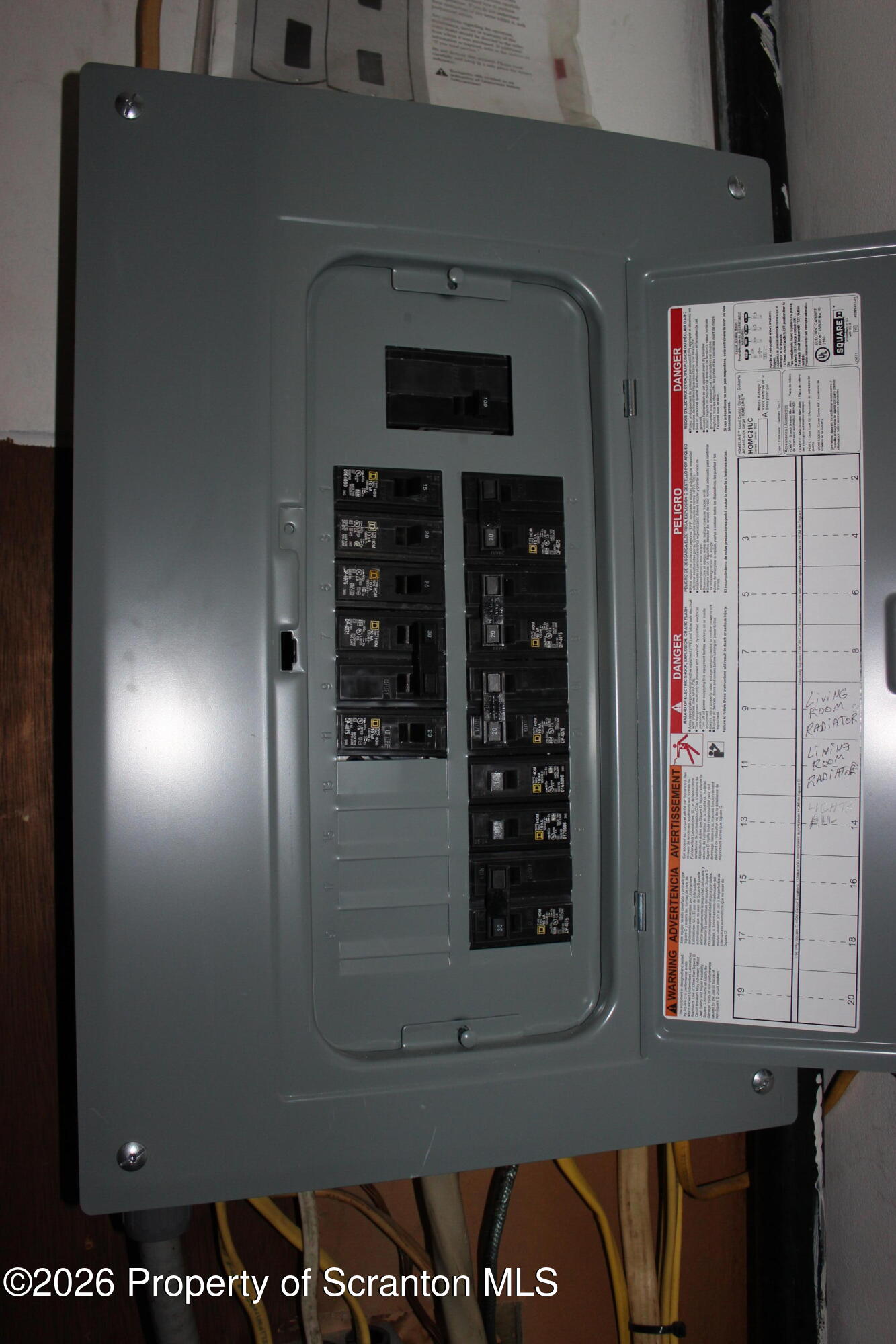 309 Rear Drake Street Old Forge, PA 18518 - Photo 22 of 24 Electric panel