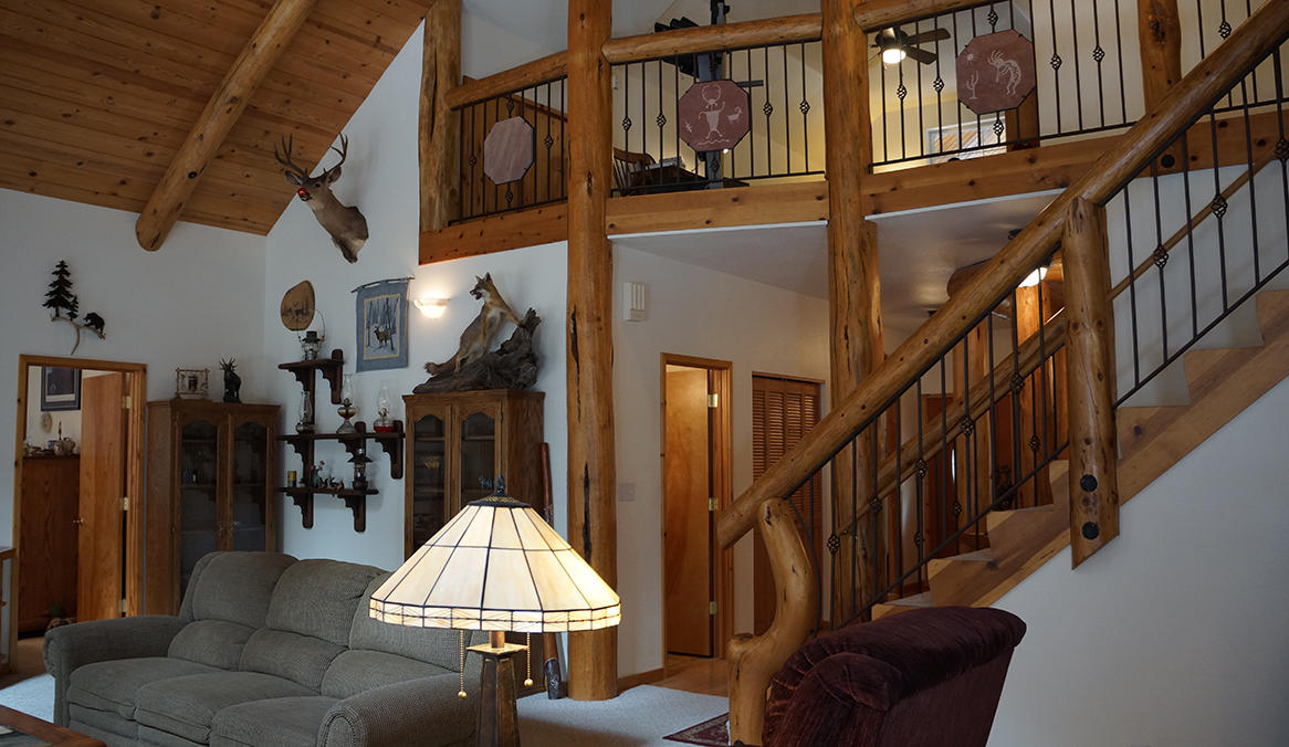 6824 Wilson Hill Road Shingletown, CA 96088 - Photo 23 of 56 Living Room Staircase Detail