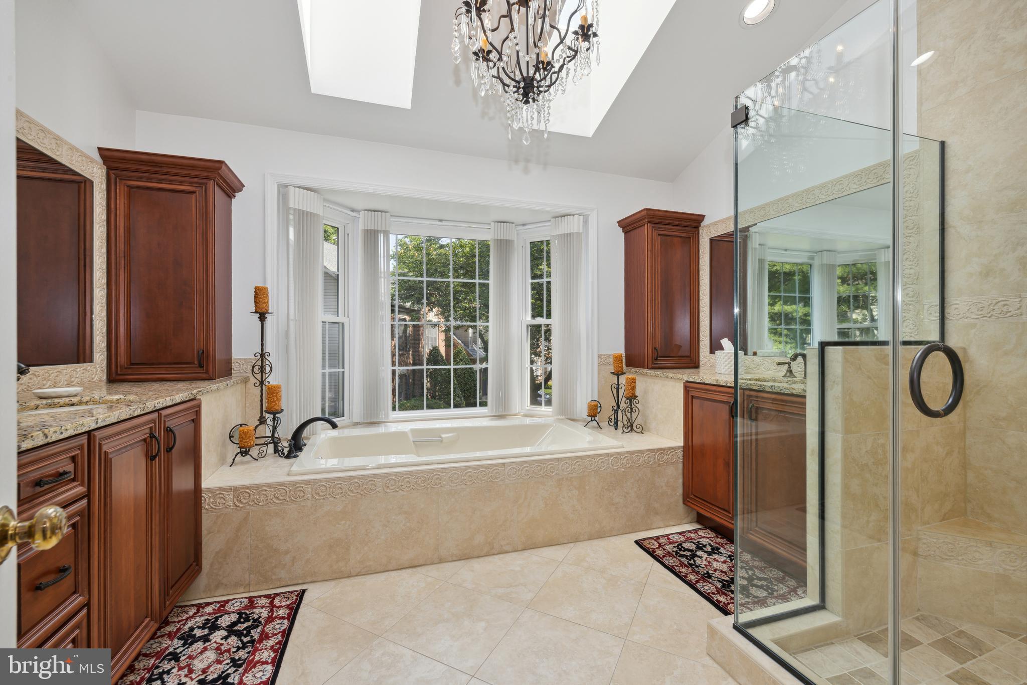 933 Willowleaf Way Potomac, MD 20854 - Photo 15 of 30 Large tub in Primary Bathroom, lots of light